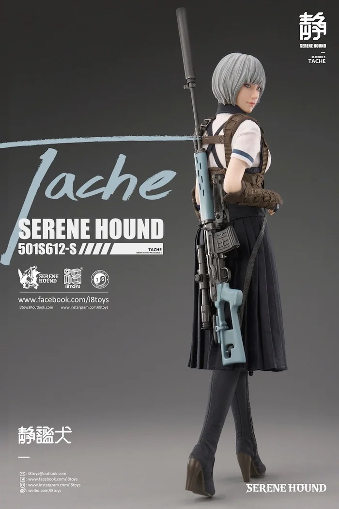 Serene Hound Series 501S612-S Tache 1/6 Scale Action Figure 6 Serene Hound Series 501S612-S Tache 1/6 Scale Action Figure - Image 5