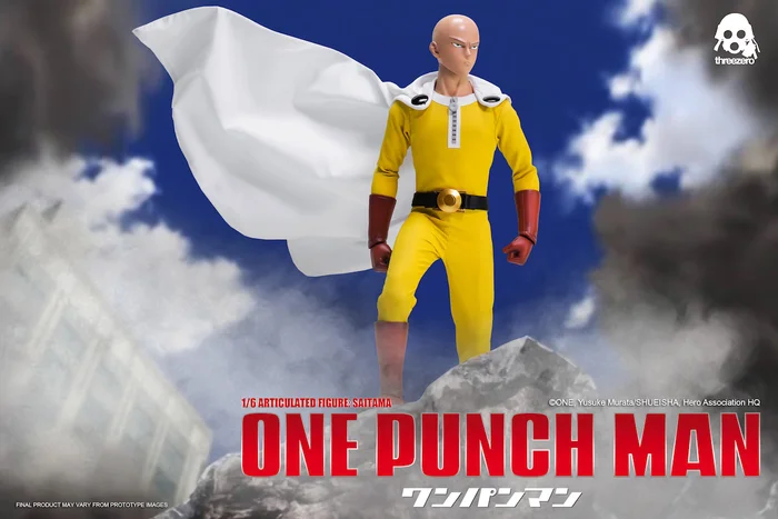 ThreeZero One-Punch Man Saitama 1/6 Scale Articulated Figure 2 ThreeZero One-Punch Man Saitama 1/6 Scale Articulated Figure