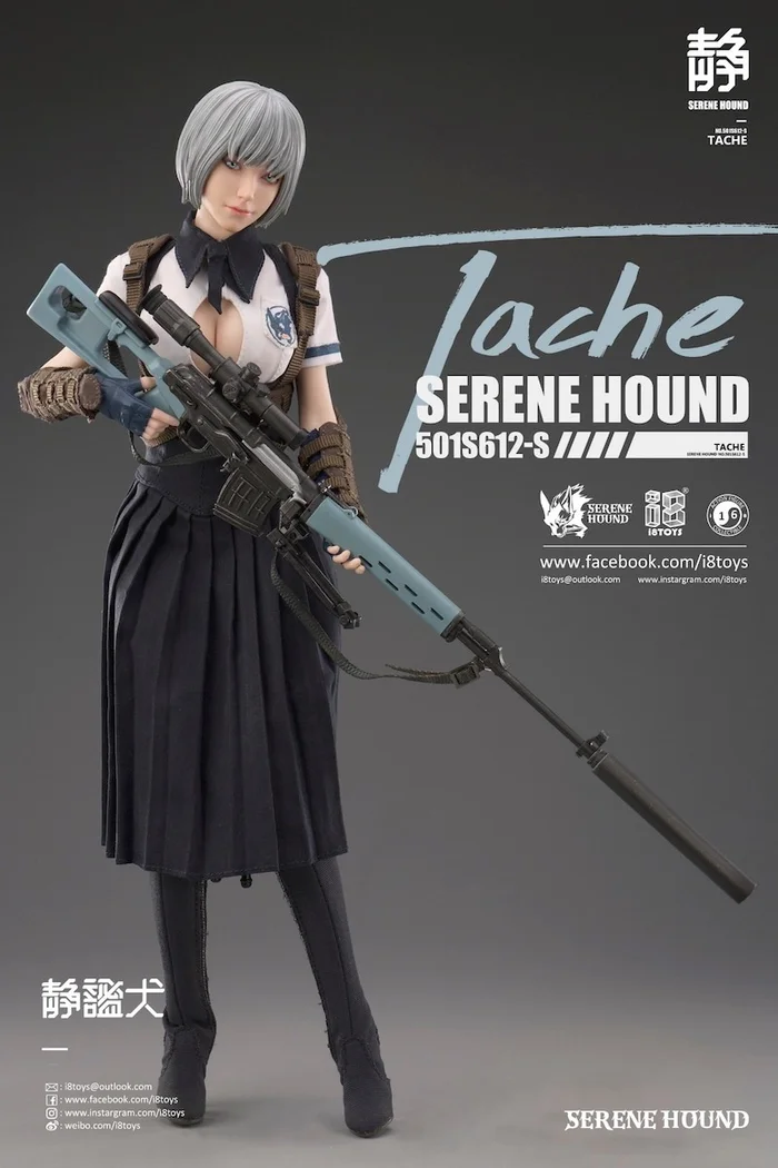 Serene Hound Series 501S612-S Tache 1/6 Scale Action Figure 4 Serene Hound Series 501S612-S Tache 1/6 Scale Action Figure - Image 3